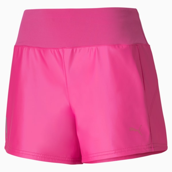 Shimmer 4" rainCELL Women's Training Shorts, Luminous Pink, extralarge-IND
